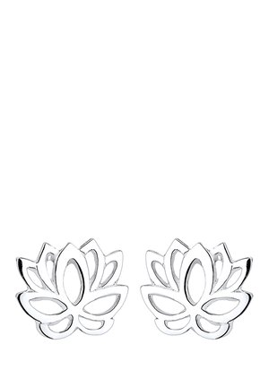 LOTUSBLUME BLUME BLÜTE LOTUS TALISMAN  - Boucles d'oreilles - silberfarben