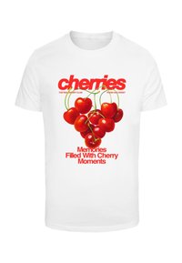CHERRY MOMENTS TEE - T-shirt med print - white