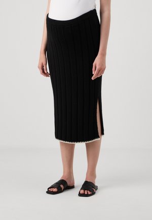 OLMCHICK SKIRT - Puzdrová sukňa - black/pumice stone