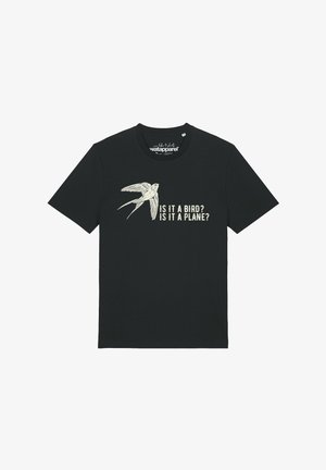 watapparel, IS IT A BIRD UNISEX - T-Shirt print - black