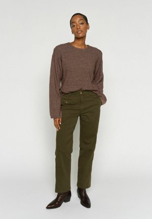 AYMEN LEN PANT - Pantaloni - olive night