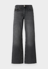 KAYLA LOW RIDER UNISEX - Wide leg - black