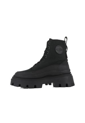 SQUAD ZIP - Platform ankle boots - black