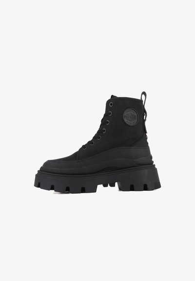 SQUAD ZIP - Bottines à plateau - black