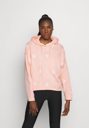 Kapuzenpullover - coral