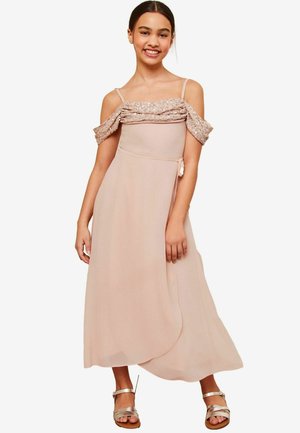 Lipsy COLD SHOULDER - Maxikleid - light pink