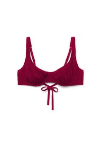 CRINKLE WAVES - Top de bikini - Cherry Red