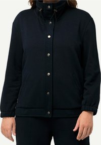 Ulla Popken Felpa con zip - dark blue