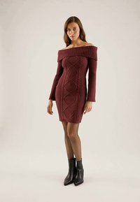 Anna Field Rochie tricotată - bordeaux