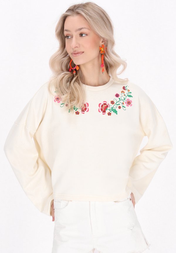 Sweatshirt - cream