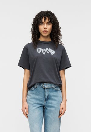 VINTAGE TEE - T-shirt con stampa - black