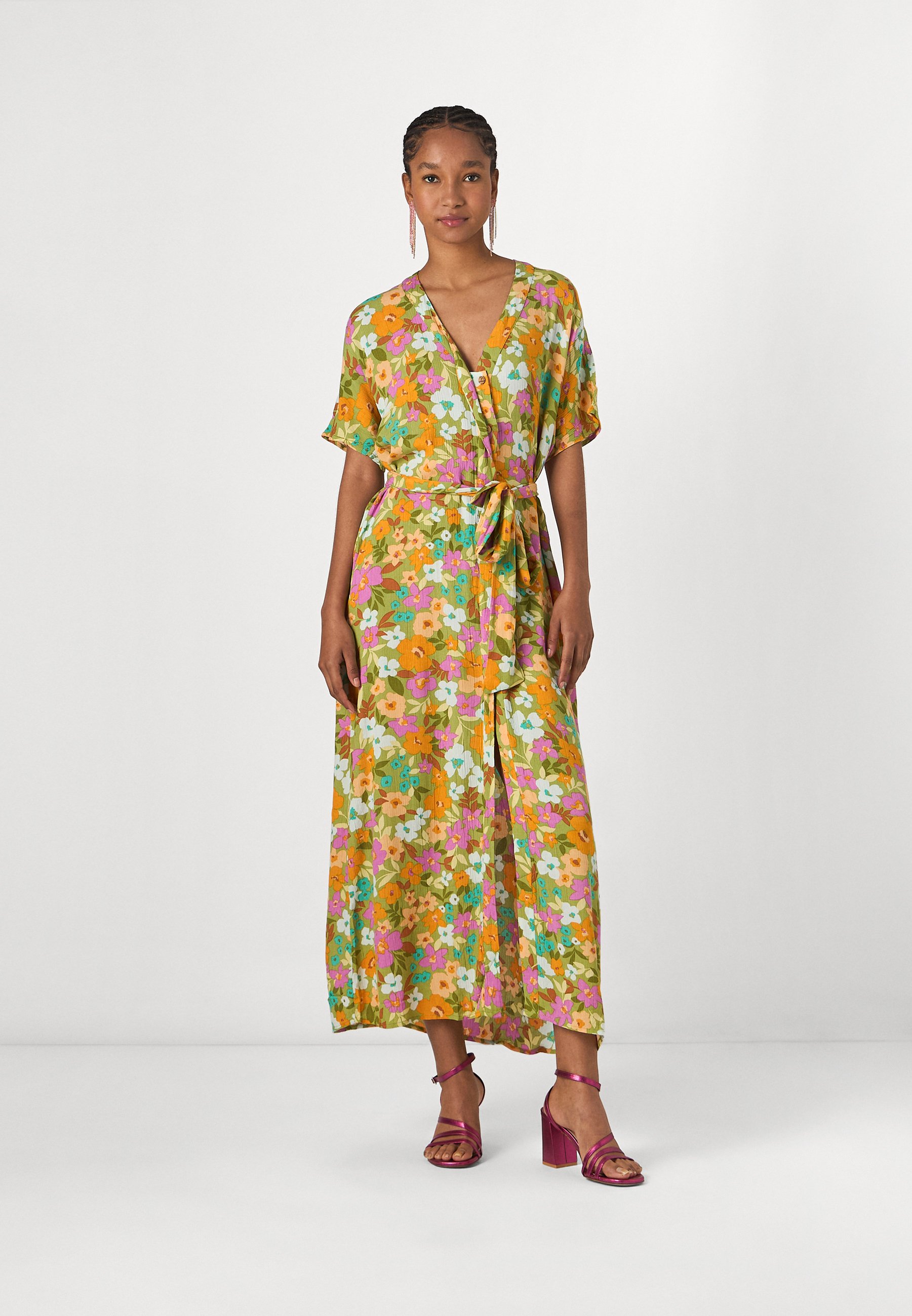 Billabong LOVE CLUB - Maxi dress - palm green/multi-coloured - Zalando.co.uk