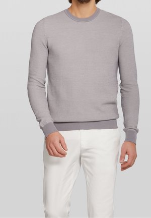 Strickpullover - light grey