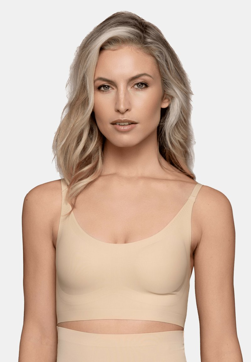 Bye Bra ROUND-NECK - Toppe - beige