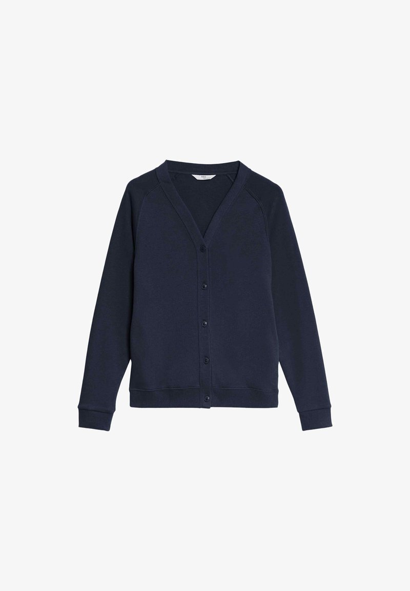 Pull col V en coton bleu indigo Father & Sons Pull col V en coton bleu indigo Father & Sons