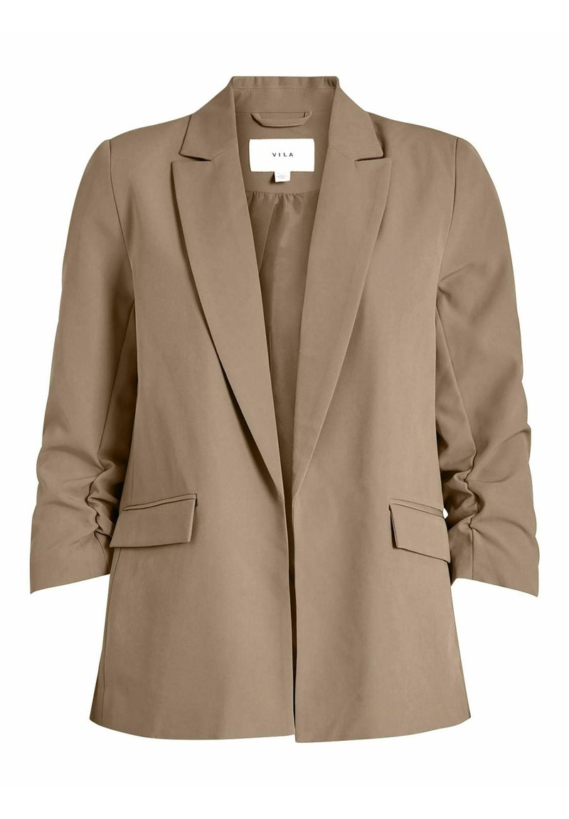 Vila Halflange jas beige