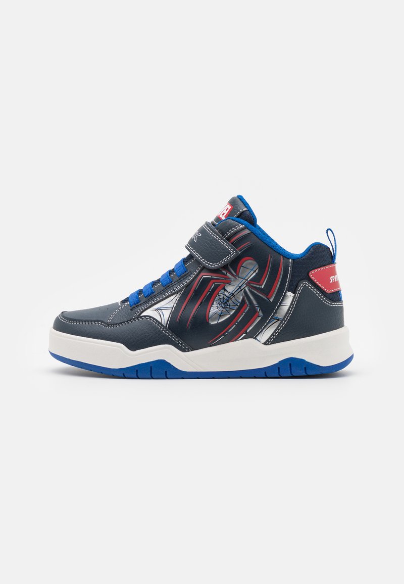 Geox MARVEL SPIDERMAN PERTH BOY - Sneakers high - navy/red/bleumarin ...