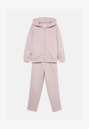 Puma, SCRIPT GLITTER UNISEX SET - Tuta - misty pink