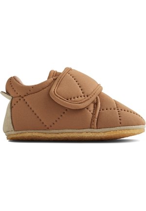 INDOOR SASHA - Sko med borrelås - hazel