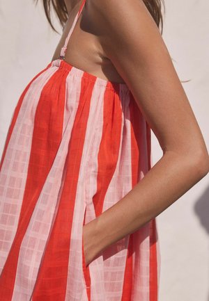 Next REGULAR FIT - Vapaa-ajan mekko - red pink stripe