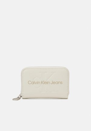 Calvin Klein Jeans SCULPTED ZIP AROUND - Portafoglio - eggshell