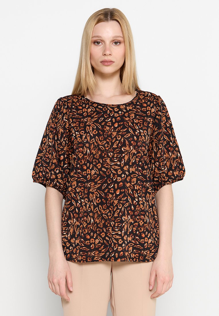 Damart Blouse bruin Damart Blouse bruin