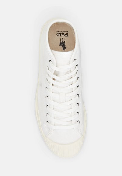 Polo Ralph Lauren CANVAS HIGH-TOP SNEAKER - Vysoké tenisky - deckwash white