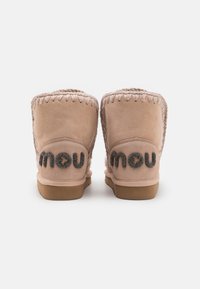 Mou ESKIMO GLITTER LOGO - Botines - rose/beige