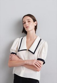 FRAME SAILOR BLOUSE - Button-down blouse - cream multi