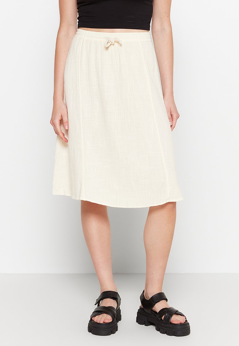 American vintage A-lijn rok crème