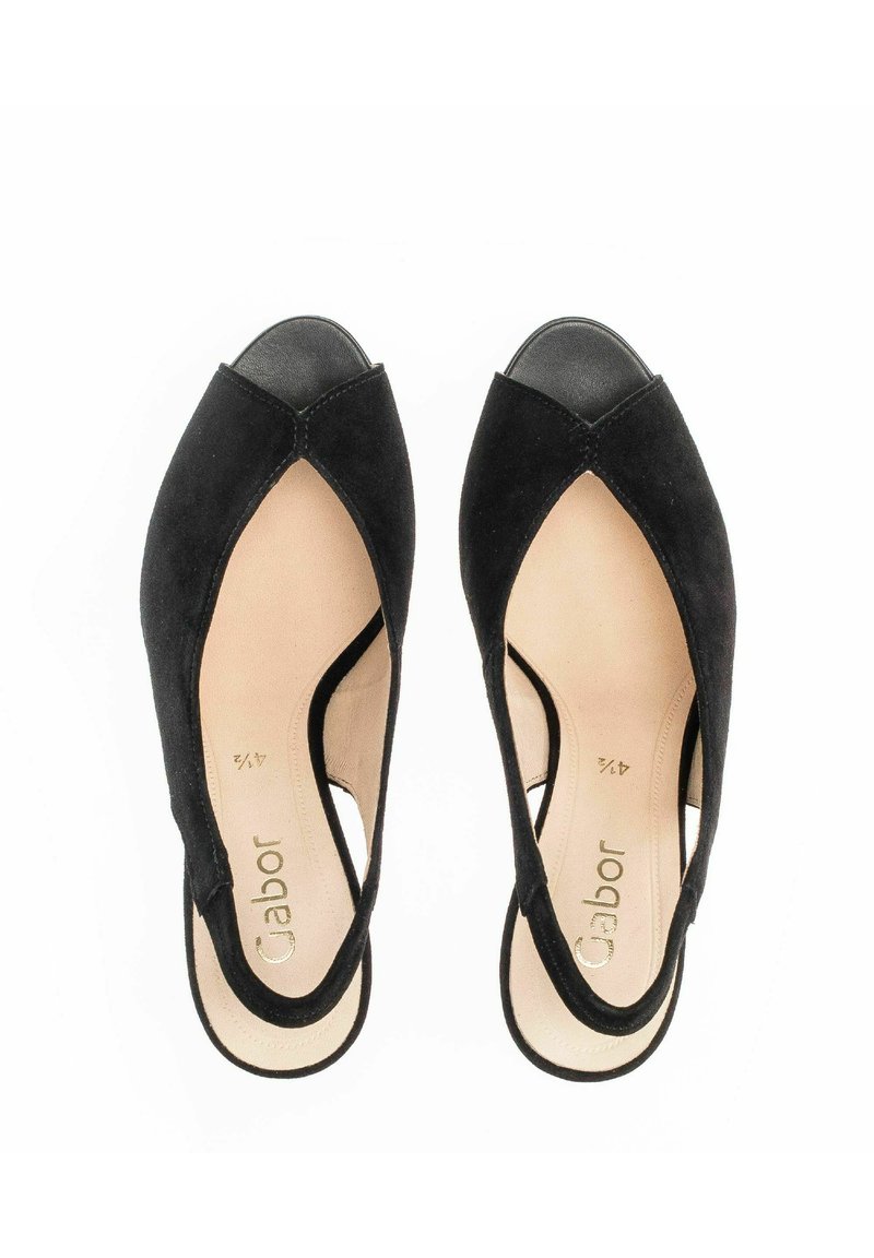 Damen Klassische Pumps | Gabor Peeptoe schwarz - SI76667 Damen Klassische Pumps | Gabor Peeptoe schwarz - SI76667