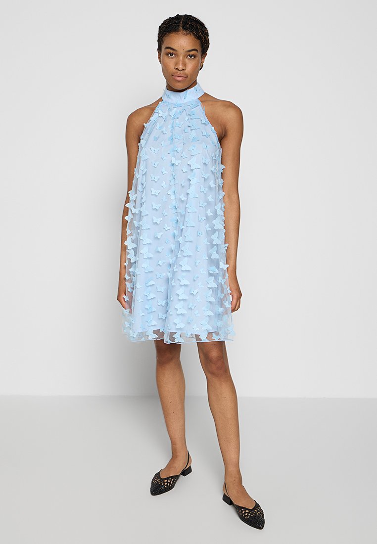 YAS Cocktailjurk lichtblauw YAS Cocktailjurk lichtblauw