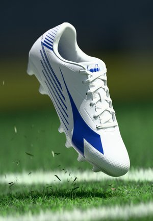 Diadora PICHICHI 8 MG14 - Chaussures de foot à crampons - white/royal blue