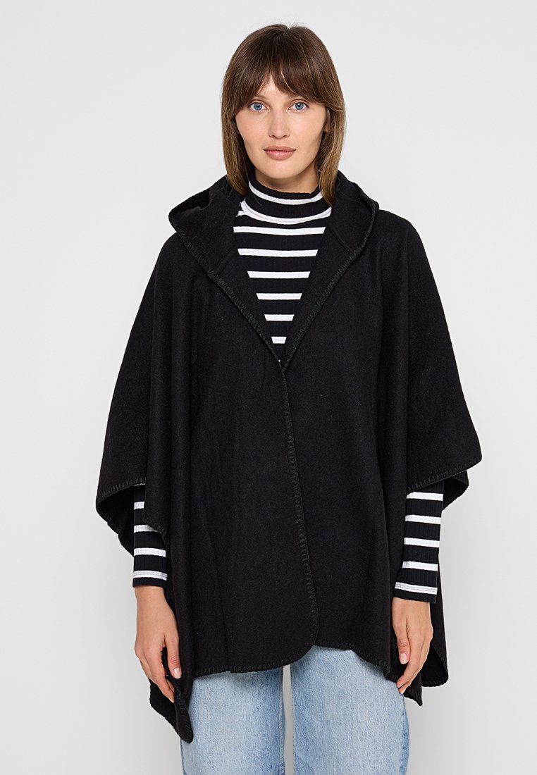 Stefanel Poncho zwart