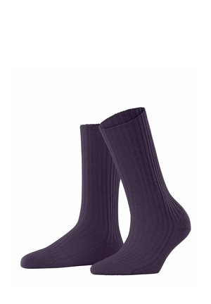COSY WOOL BOOT - Calze - wineberry
