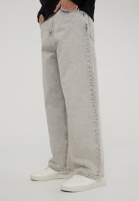 Terranova ACID WASH SUPER - Jeans baggy - grigio denim