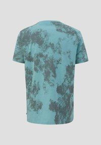 QS MIT ALL-OVER - T-shirt print - helles türkis