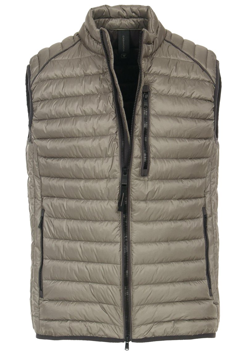 Herren Leichte Jacken | CASAMODA Weste beige - ZQ02759 Herren Leichte Jacken | CASAMODA Weste beige - ZQ02759