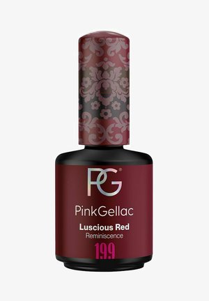 Pink Gellac Color Layer - Nail polish - luscious red