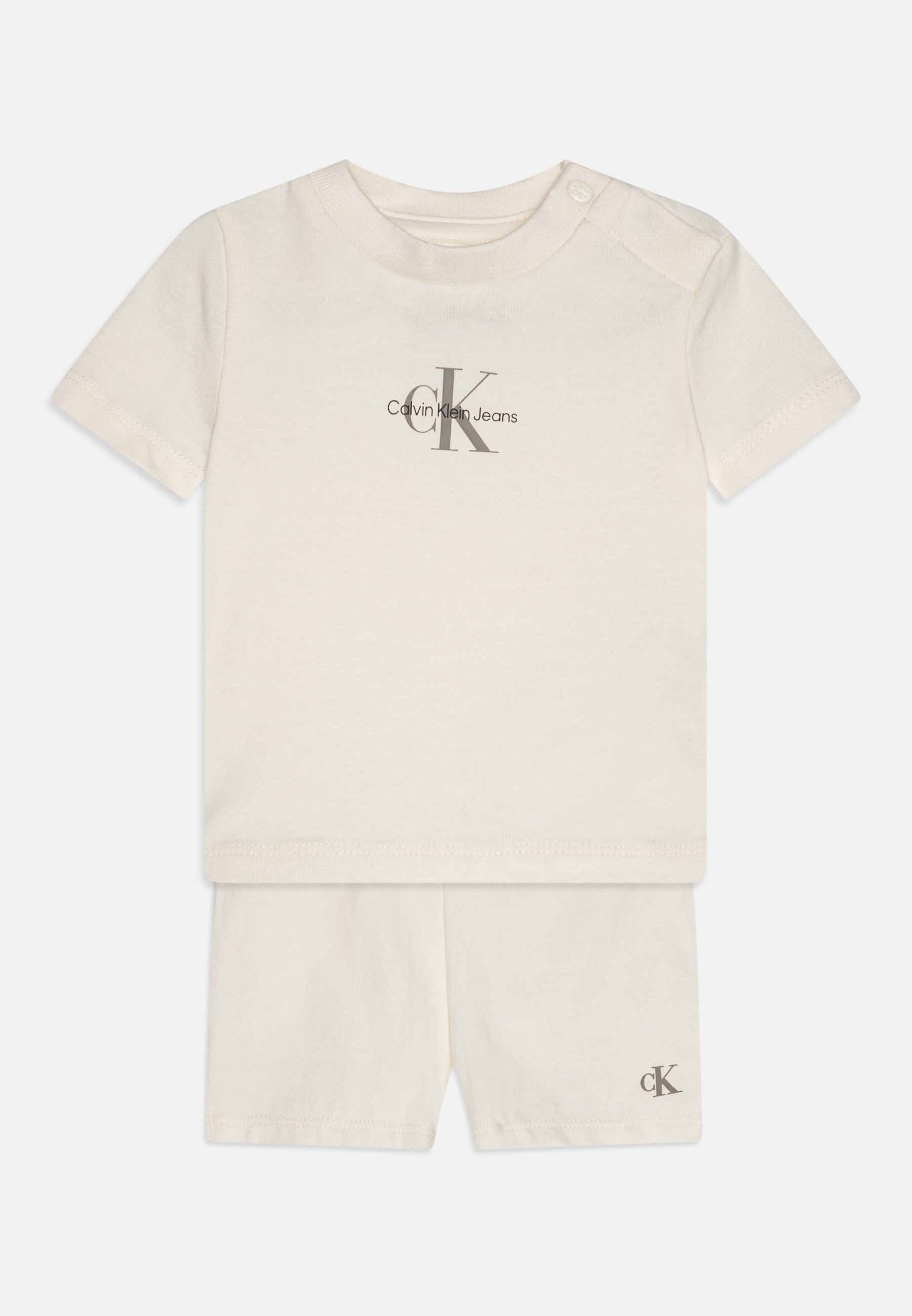 Calvin Klein Jeans MONOGRAM LOGO UNISEX SET - Shorts - tofu  display picture 3