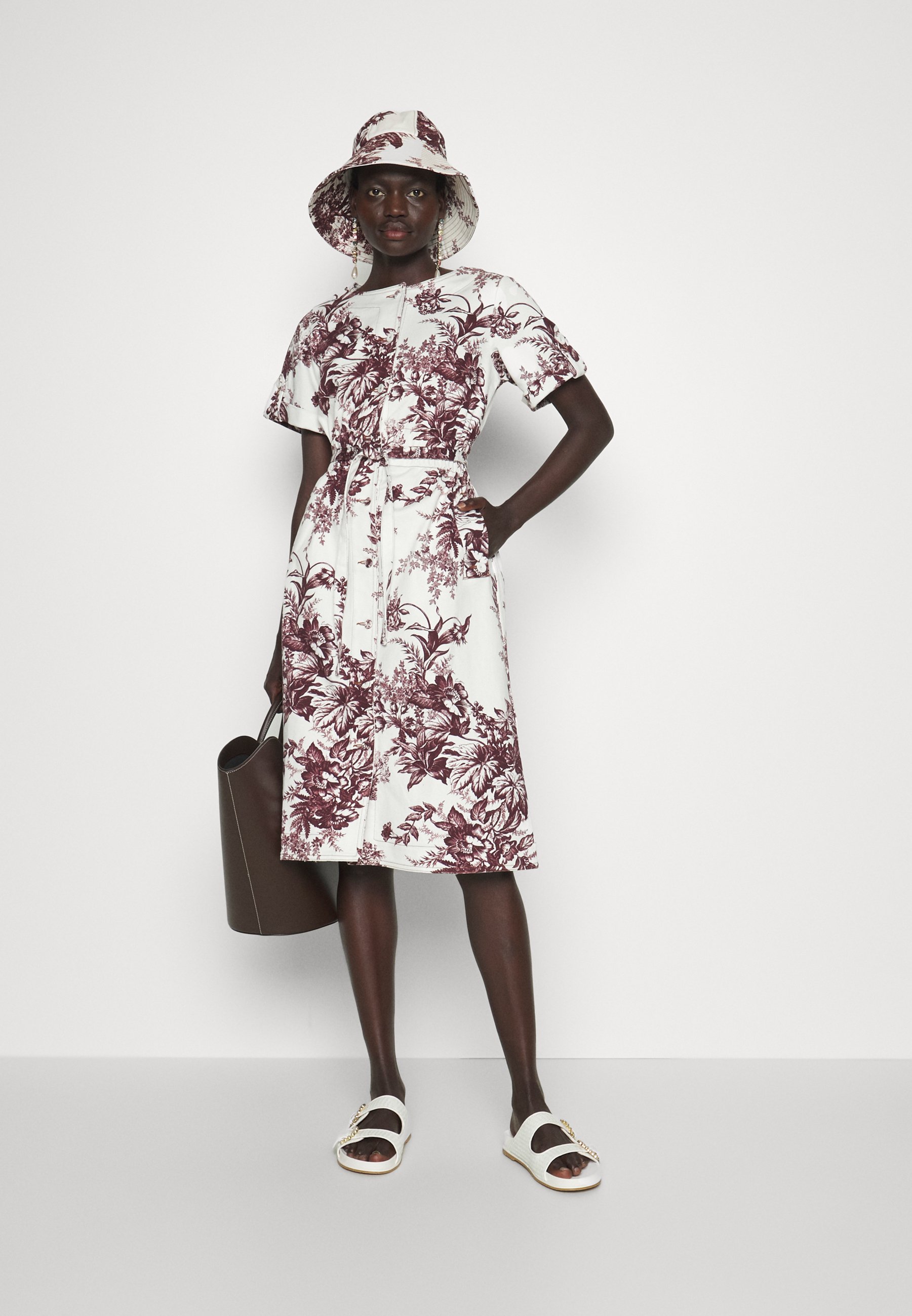 Erdem HANNAH DRESS - Denim dress 