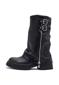 TASHA - Bottes à plateau - black