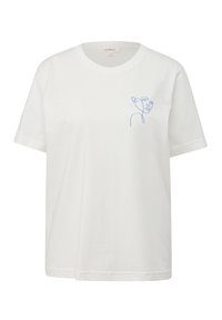 s.Oliver MIT -DETAIL - T-Shirt print - creme