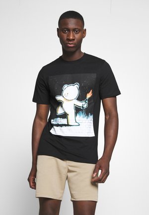 ONSBANKSY - Print T-shirt - black