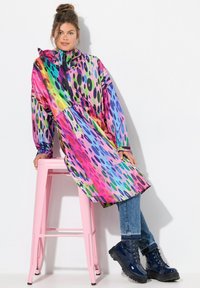 LAURASØN PRINTED FUNCTIONAL UNISEX HOODED RAIN - Parka - apricot