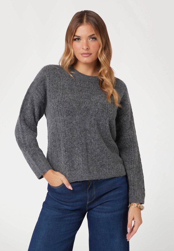 Strickpullover - grigio