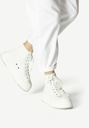 High-top trainers - white