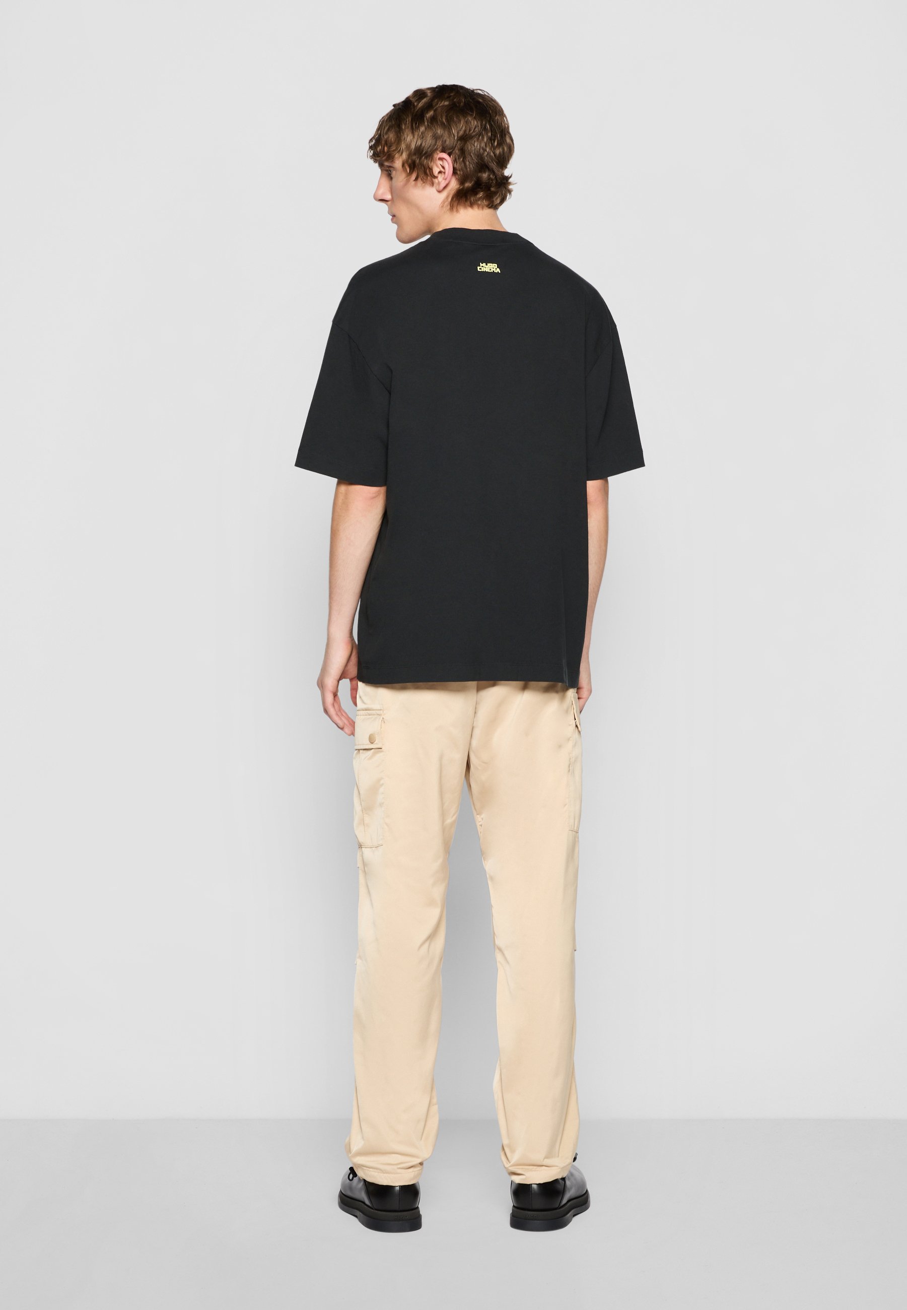 HUGO DARGEX - Print T-shirt - black - Zalando.co.uk
