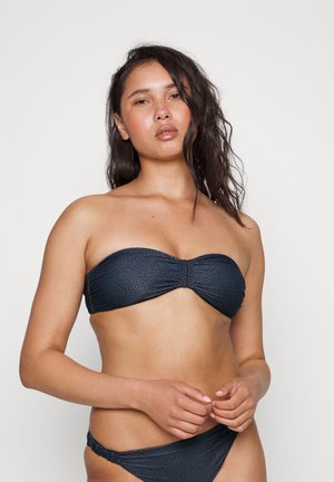 Filippa K PRINTED BANDEAU - Parte de cima de biquíni - blue