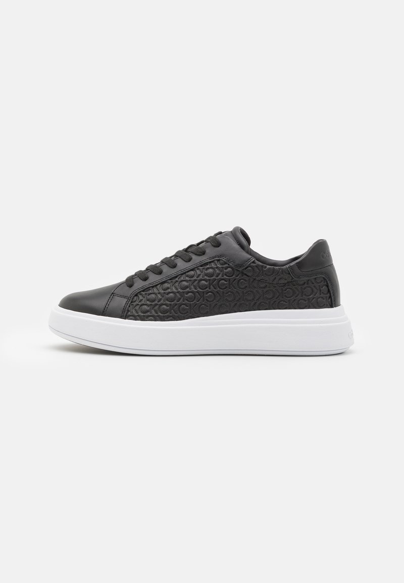 Calvin Klein LACE UP - Sneakers - black mono